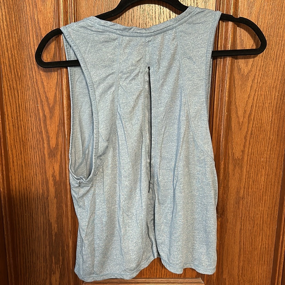 Blue Reebok Muscle tank - Picture 3 of 4